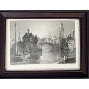 Gravure View of the Canal, Brugge